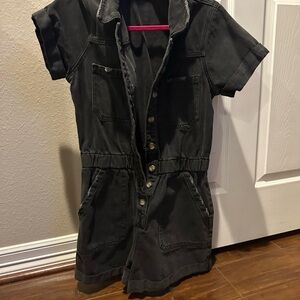 Show Me Your MuMu Charcoal Kids Romper